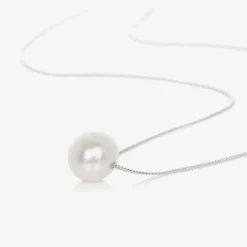 Pearl & Silver Necklace (45cm)