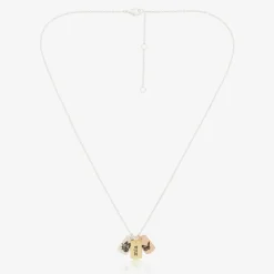 Personalised Butterfly Tag Necklace (47cm)