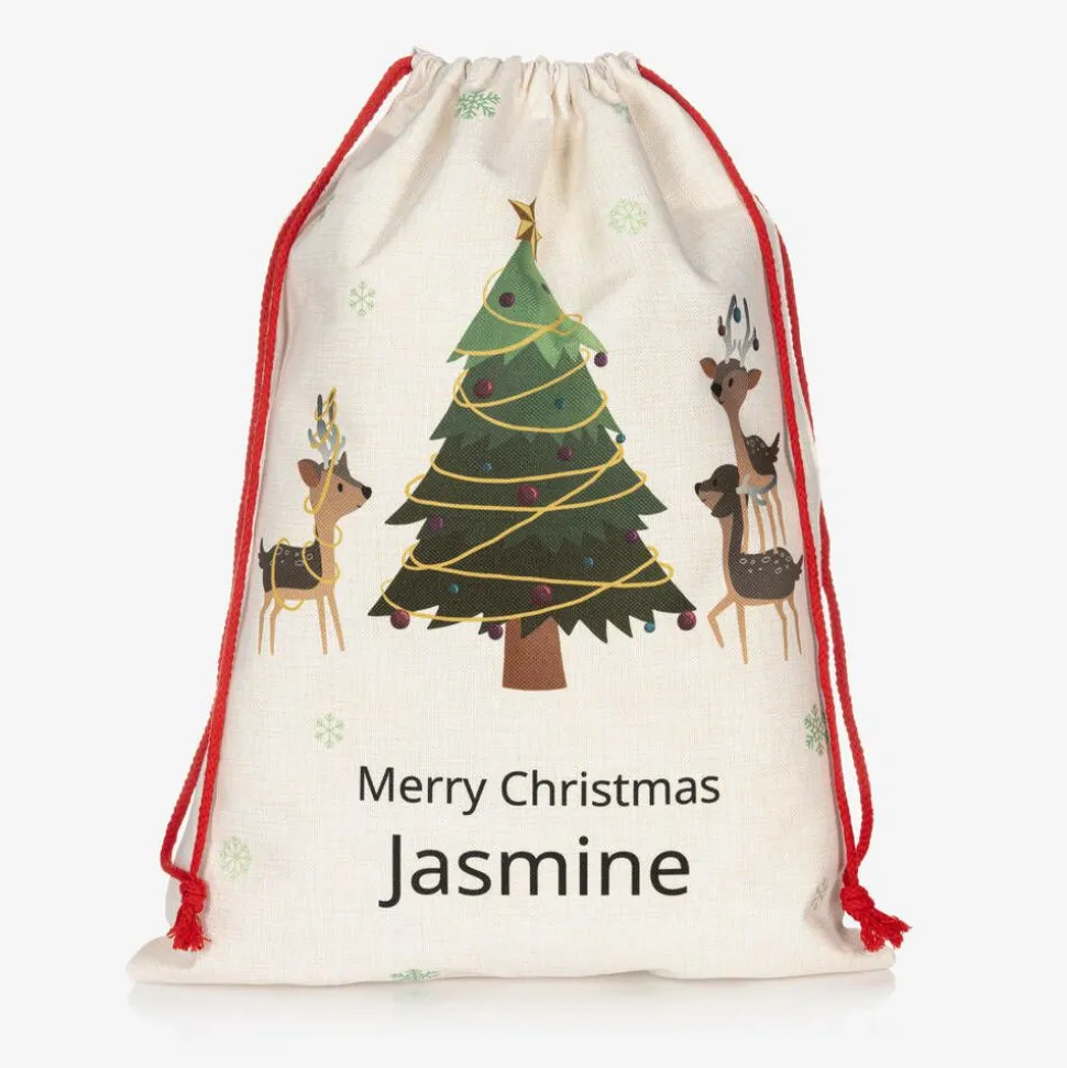 Personalised Reindeer Christmas Sack (64cm)
