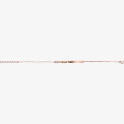 Personalised Rose Gold Swarovski Bracelet (21cm)