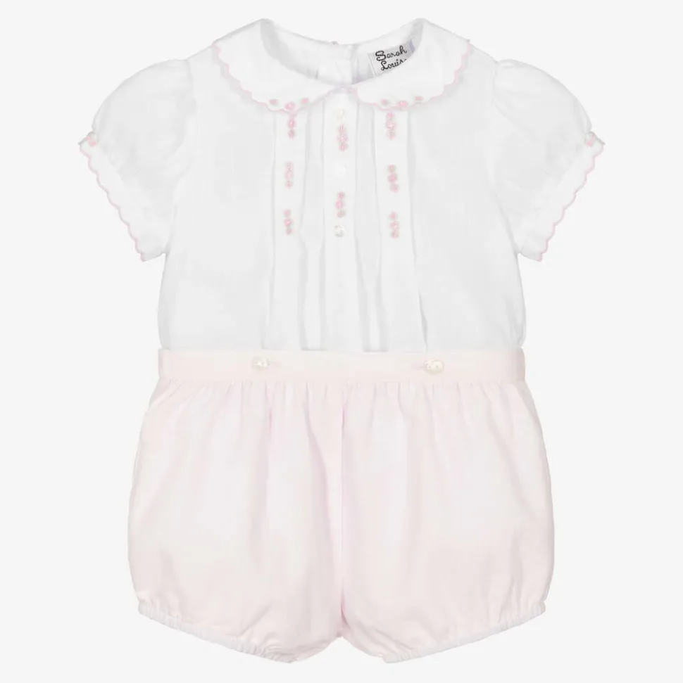 Pink & White Buster Suit