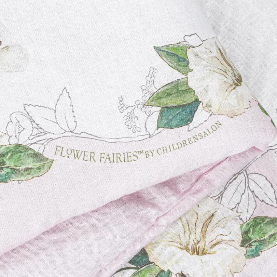 Pink & Ivory Linen & Cotton Blanket (95cm)