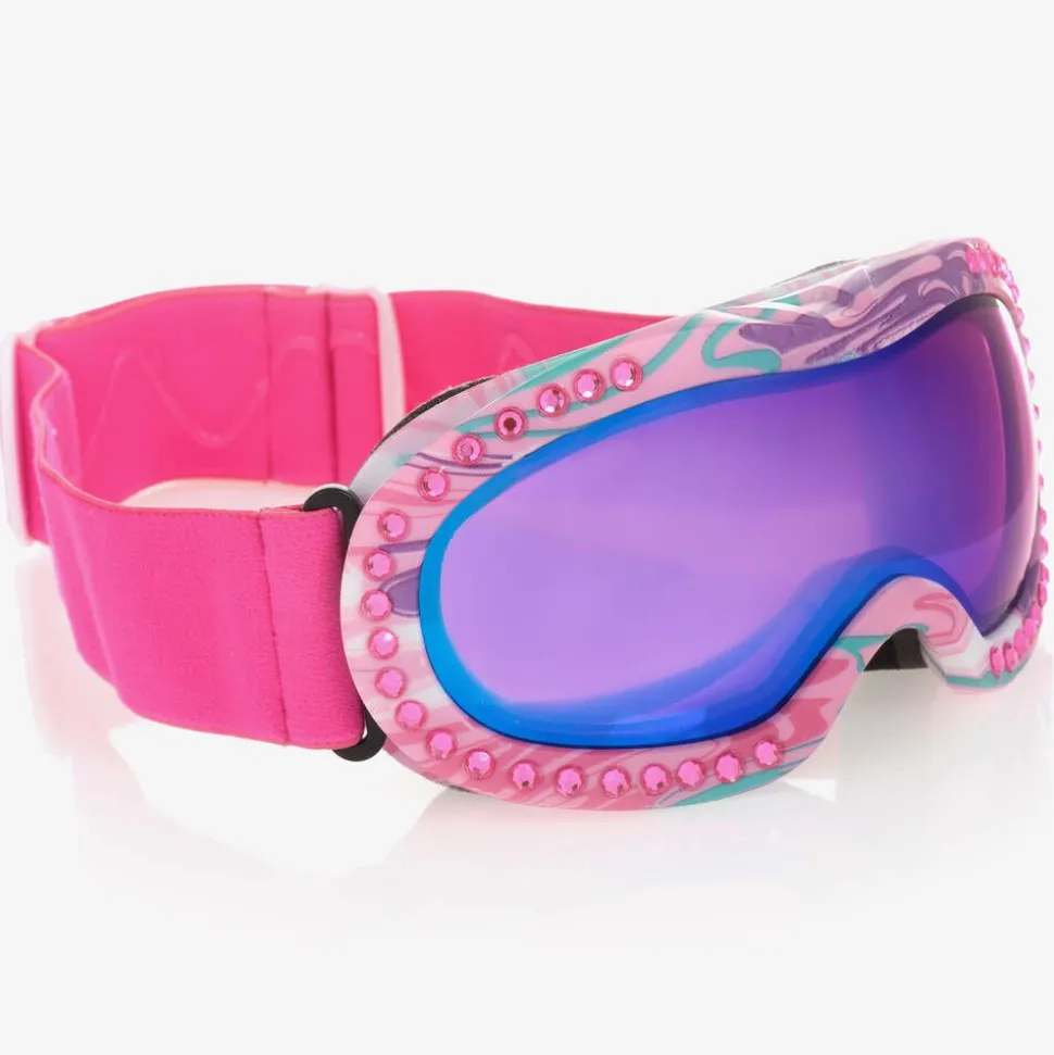 Pink & Purple Ski Goggles