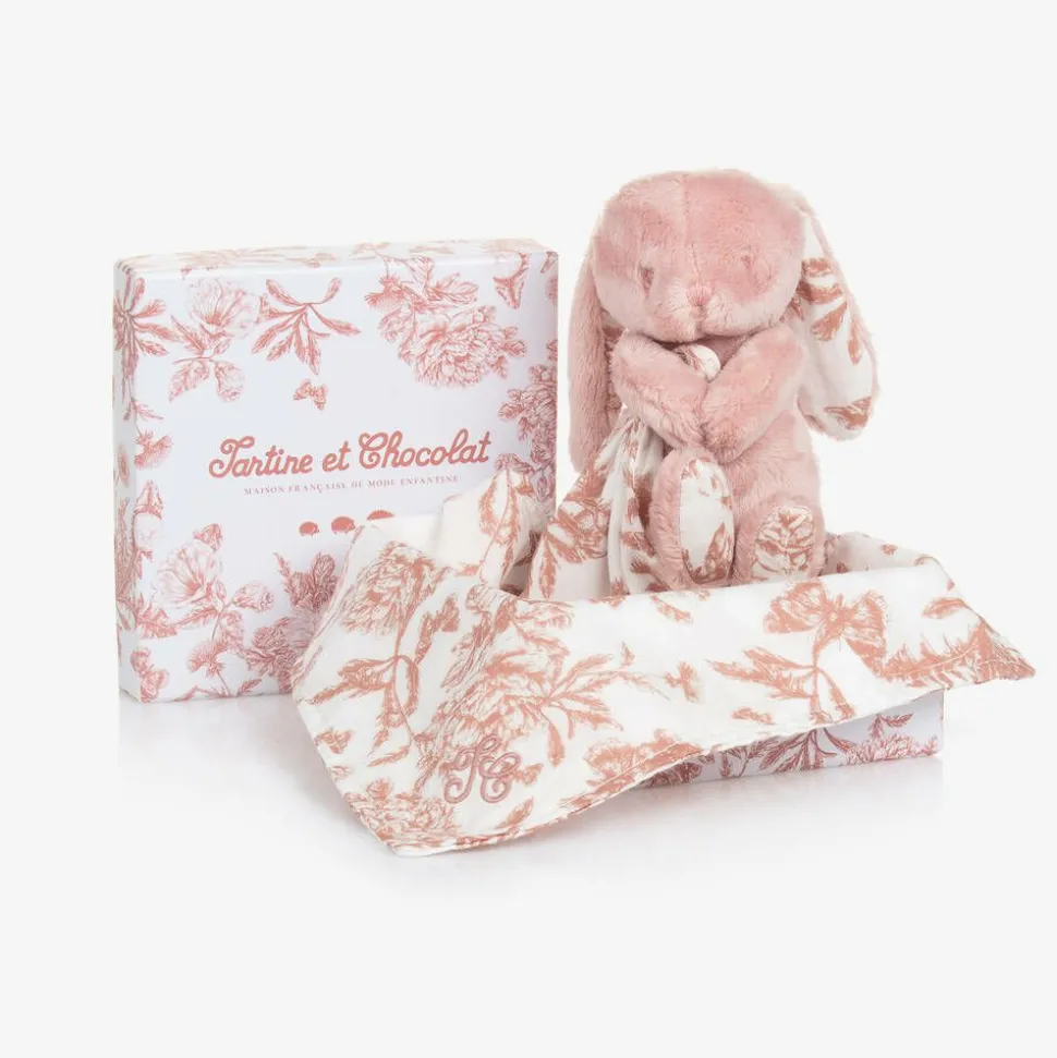 Pink Augustin the Rabbit Baby Comforter (25cm)