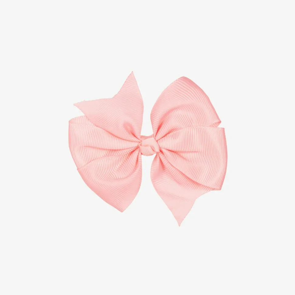 Pink Bow Hair Clip (10cm)