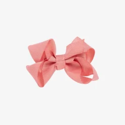 Pink Bow Hair Clip (7cm)
