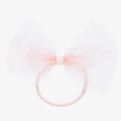 Pink Bow Hair Elastic (12cm)