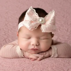 Pink Bow Headband (11cm)