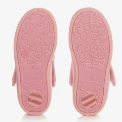 Pink Bunny Velcro Slippers