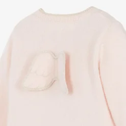 Pink Cashmere Angel Wing Cardigan