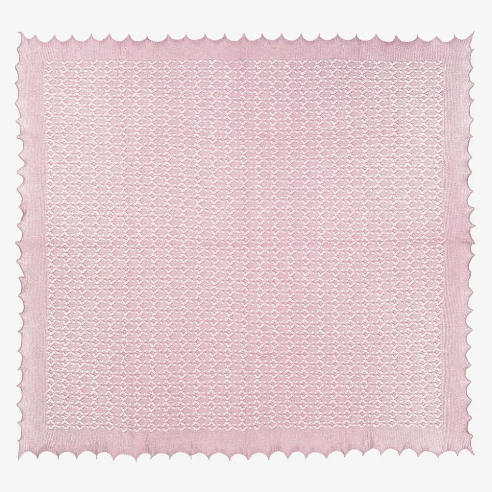 Pink Cashmere Shawl (122cm)