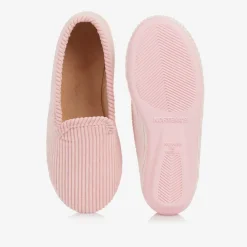 Pink Corduroy Slippers