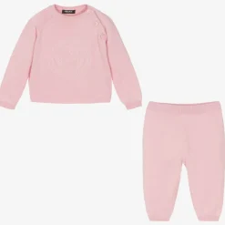 Pink Cotton & Cashmere Baby Trouser Gift Set