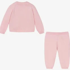 Pink Cotton & Cashmere Baby Trouser Gift Set