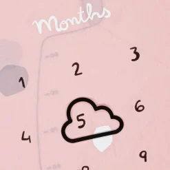 Pink Cotton Baby Milestone Swaddles (2 Pack)