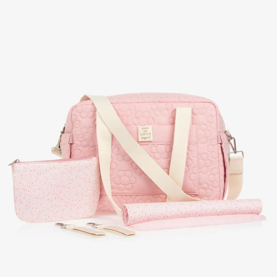 Pink Cotton Changing Bag (37cm)