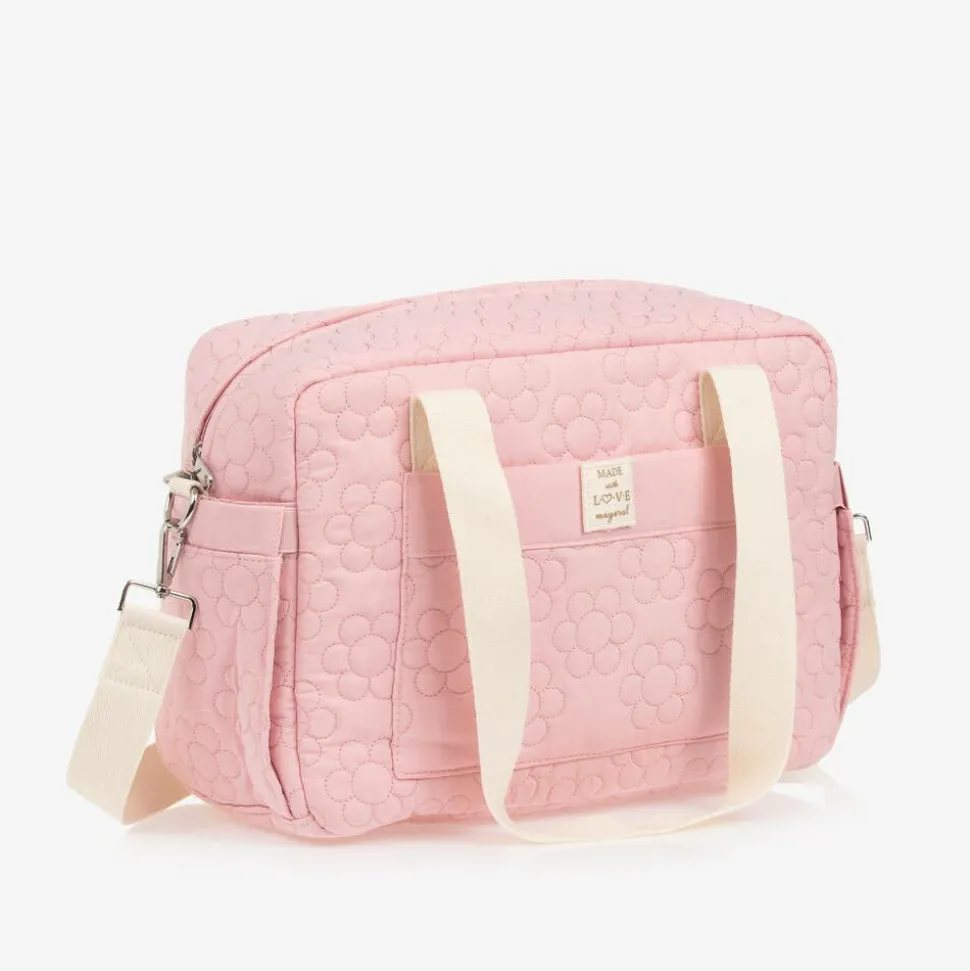 Pink Cotton Changing Bag (37cm)
