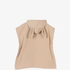 Pink Cotton Hooded Poncho Towel