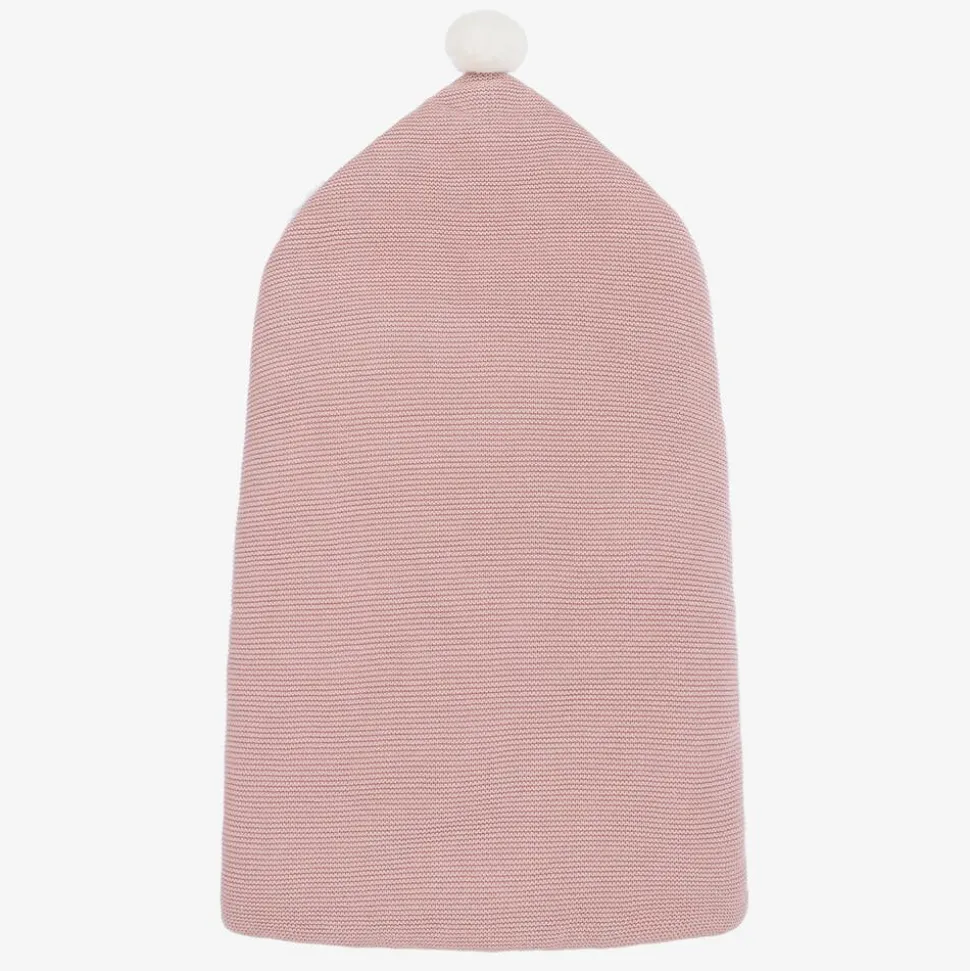 Pink Cotton Knit Baby Nest (75cm)