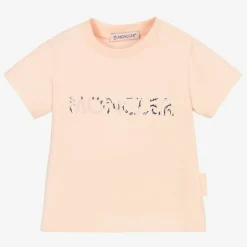 Pink Cotton Logo T-Shirt