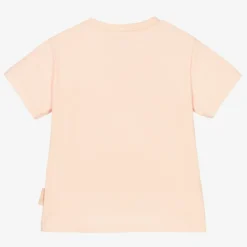Pink Cotton Logo T-Shirt