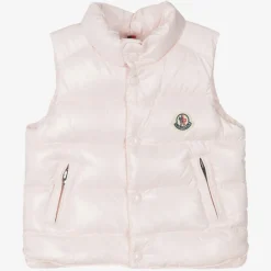 Pink Down Padded Bernard Puffer Gilet