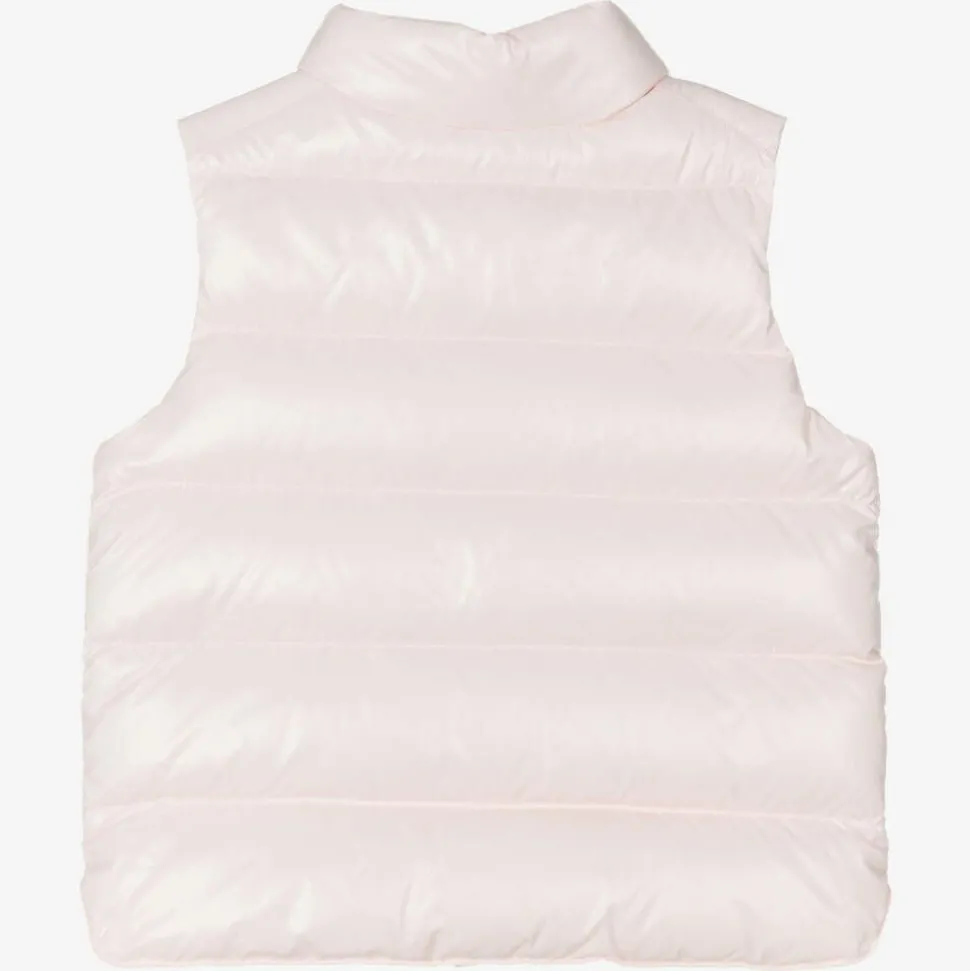 Pink Down Padded Bernard Puffer Gilet