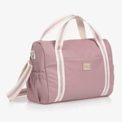 Pink Faux Leather Changing Bag (36cm)