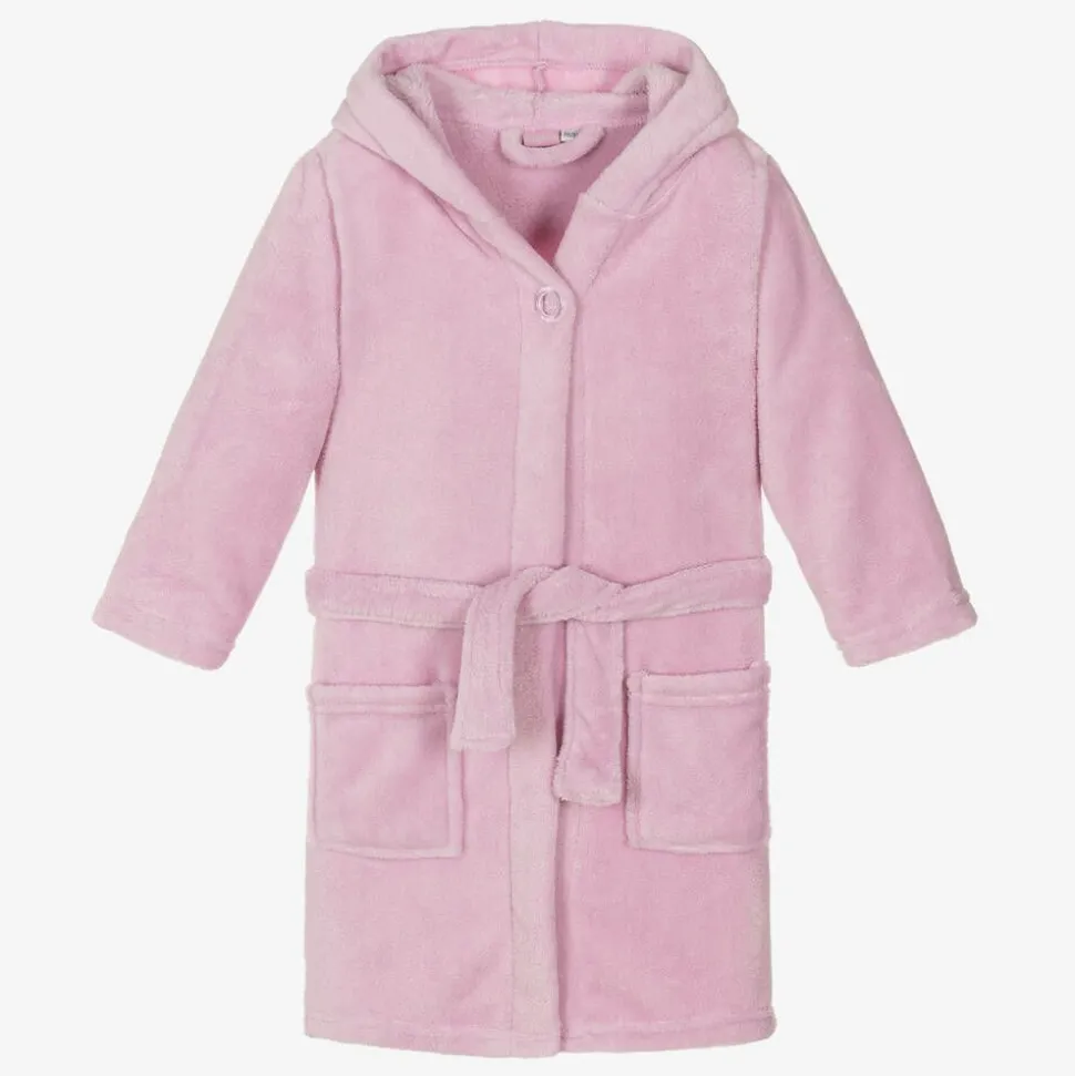 Pink Fleece Dressing Gown