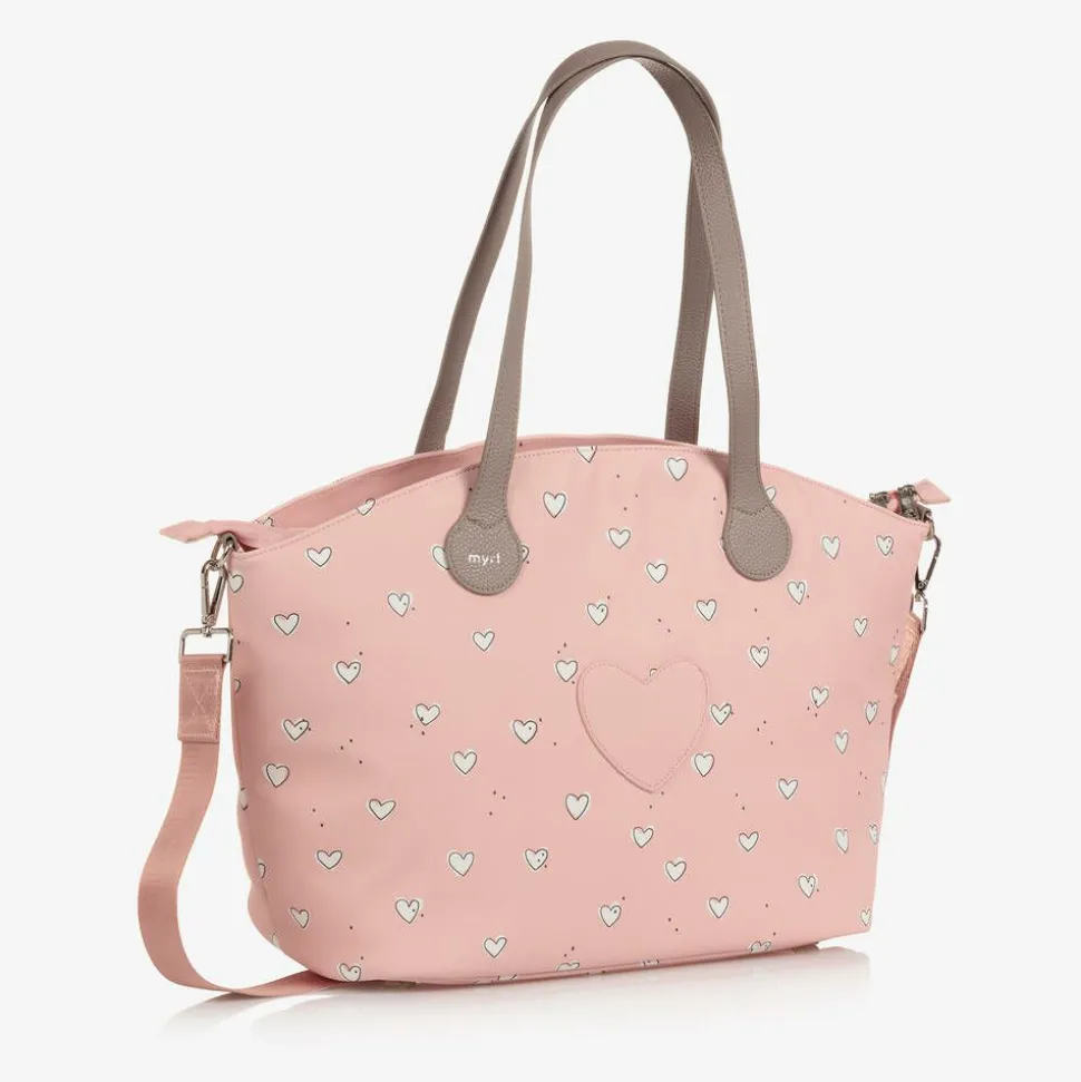 Pink Heart Baby Changing Bag (50cm)