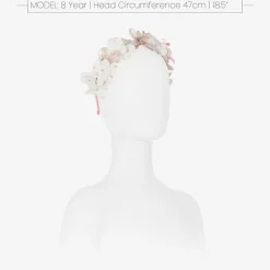 Pink Lace Butterfly Hairband
