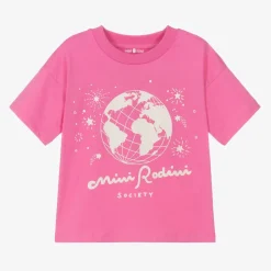 Pink Organic Cotton Graphic T-Shirt