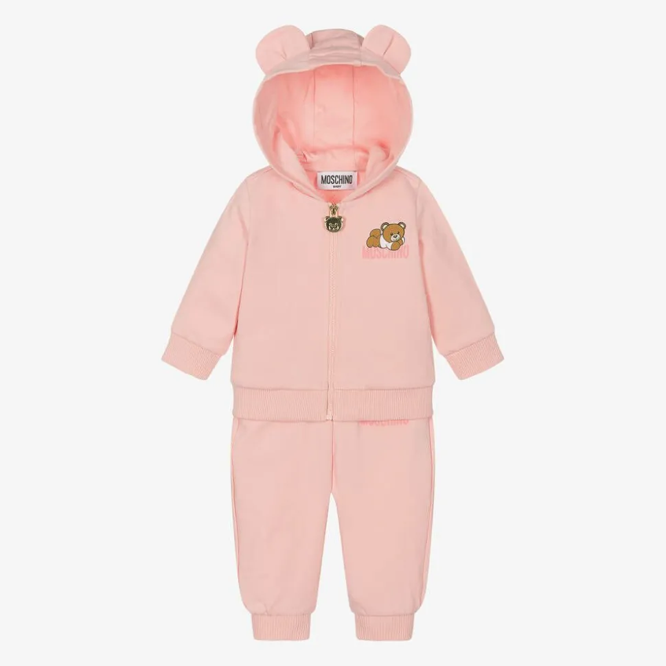 Pink Organic Cotton Tracksuit