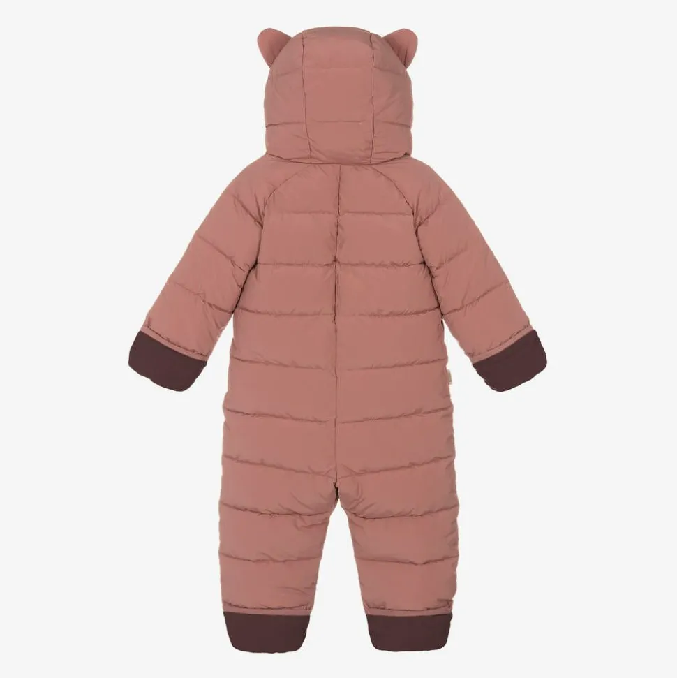 Pink Padded Snowsuit