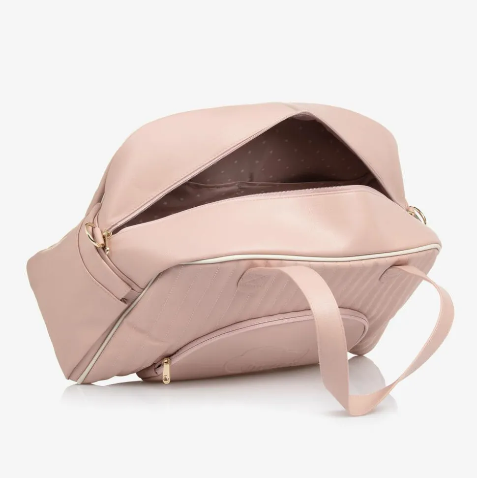 Pink Quilted Changing Bag (44cm)