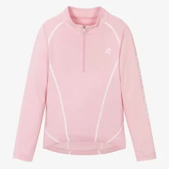 Pink Thermal Base Layer Half-Zip Top