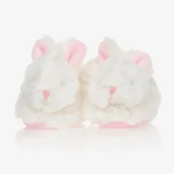 Plush Rattle Baby Slippers
