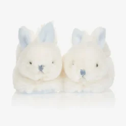 Plush Rattle Baby Slippers