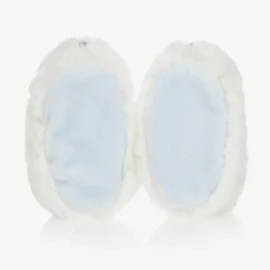 Plush Rattle Baby Slippers