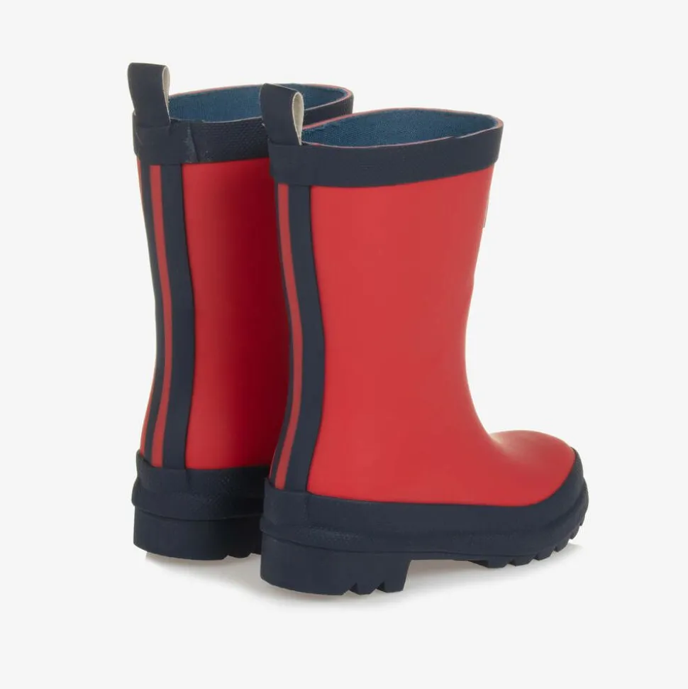 Red & Blue Rain Boots