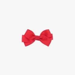 Red Bow Hair Clip (7cm)