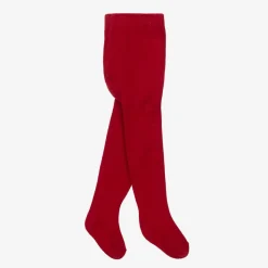 Red Cotton Baby Tights