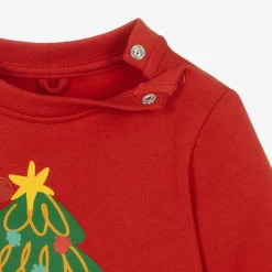 Red Cotton Snowman Sweatshirt
