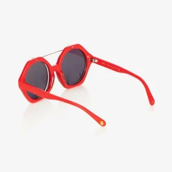 Red Flip-Up Sunglasses