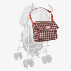 Red Quilted Tartan Changing Bag (33cm)