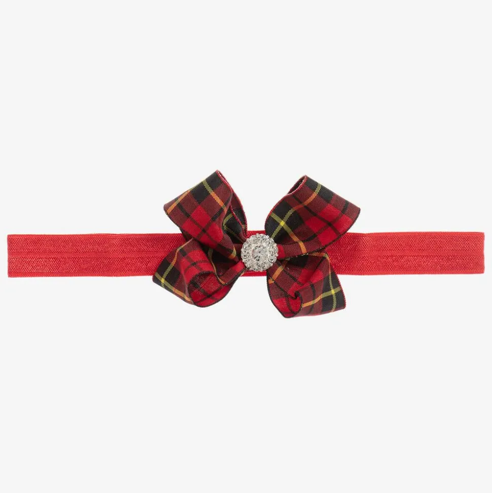 Red Tartan Headband (7cm)