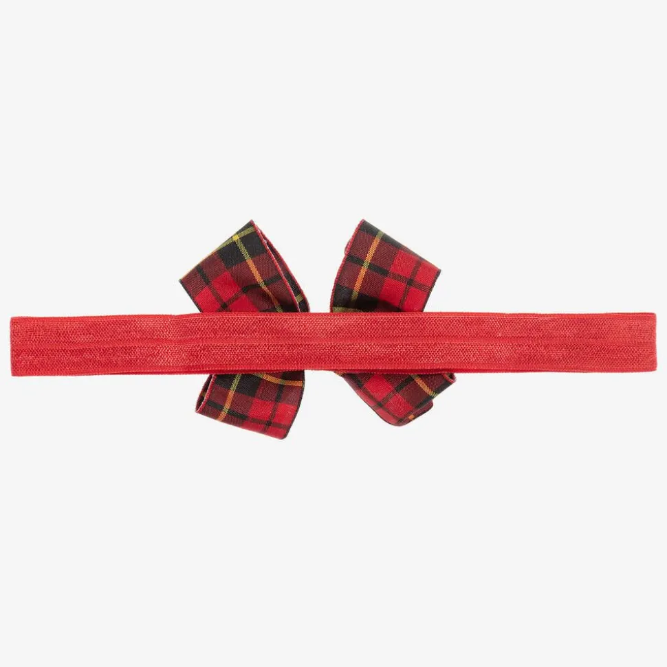 Red Tartan Headband (7cm)