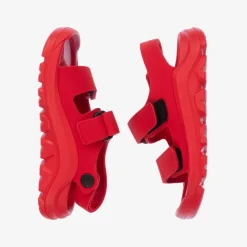 Red Velcro Sandals