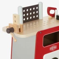 Red Wooden Workbench Toy (73cm)