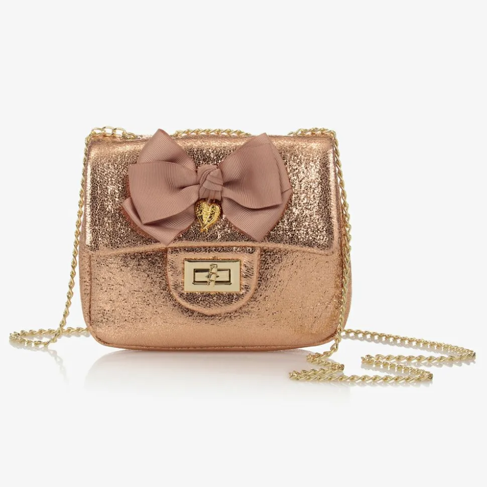 Rose Gold Bow Handbag (17cm)